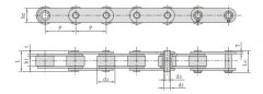 HB76.2空心<font color='red'>銷軸</font>鏈條_空心輸
